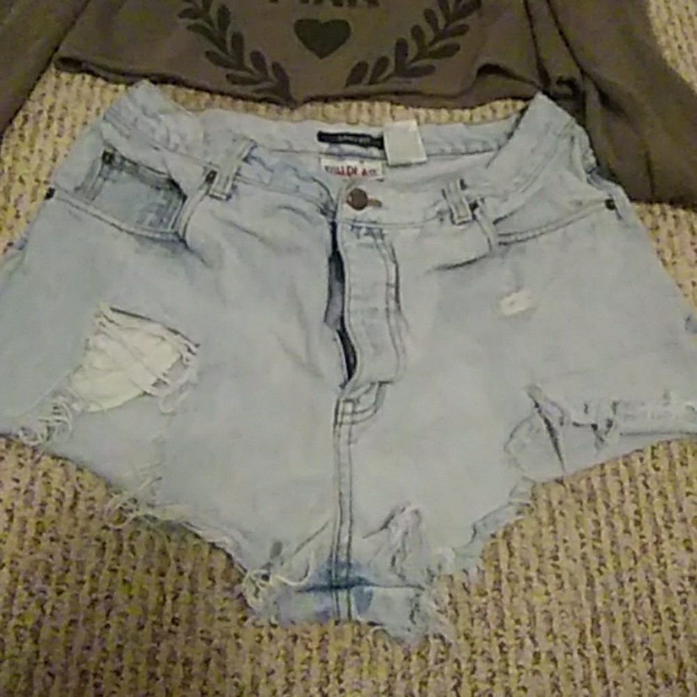 High waist shorts